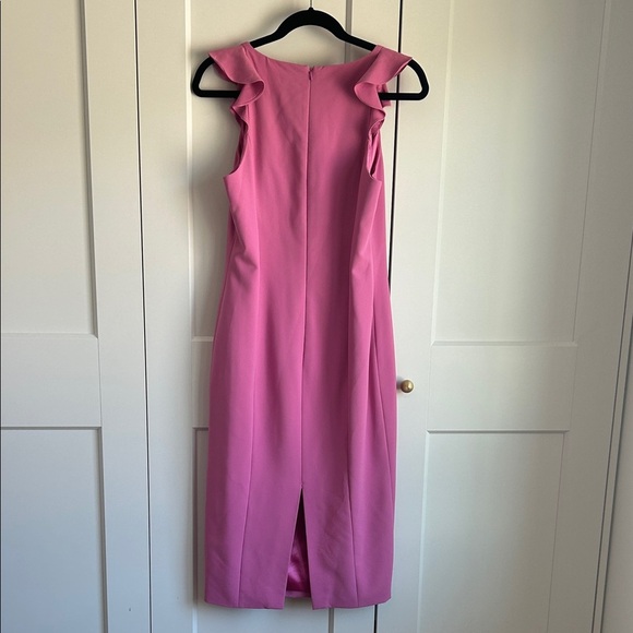 Jay Godfrey Marois Pink Midi Dress | 8 - Picture 6 of 8